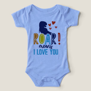 T - Shirt ROAR mit Liebe - T-Shirt Dino Kids