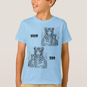 T-shirt Roar Together : Mom and Son Safari Adventure
