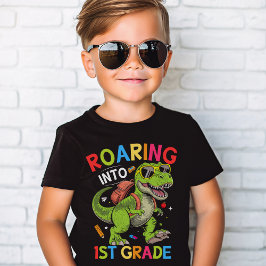 T-shirt Roaring into 1st Grade Dinosaur – Back to School
