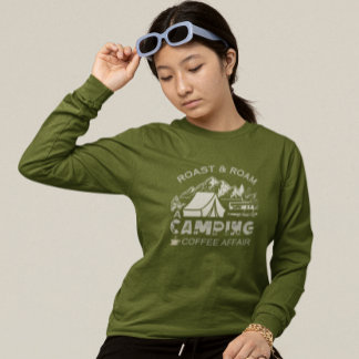 T-shirt Roast & Roam-A Camping Coffee Affair Design
