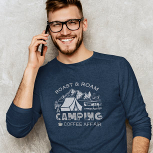 T-shirt Roast & Roam-A Camping Coffee Affair Design