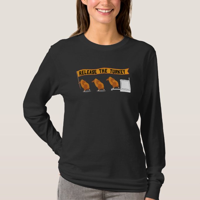 T-shirt Roasted thanksgiving turkey day trot costume dinne (Devant)