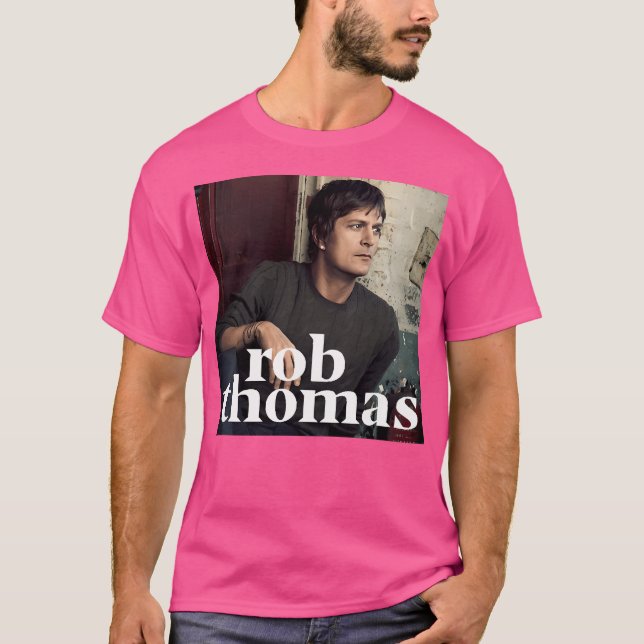 T-shirt Rob Thomas Singer Music Band (Devant)