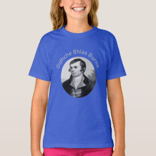 T-shirt Robbie Burns - Oidhche Bhlas Burns Gris Clair