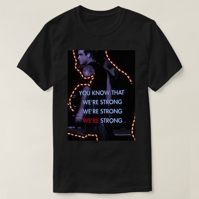 T-shirt Robbie Williams Premium (Design devant)