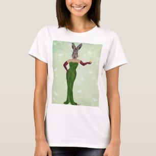 T-shirt Robe 2 de vert de lapin