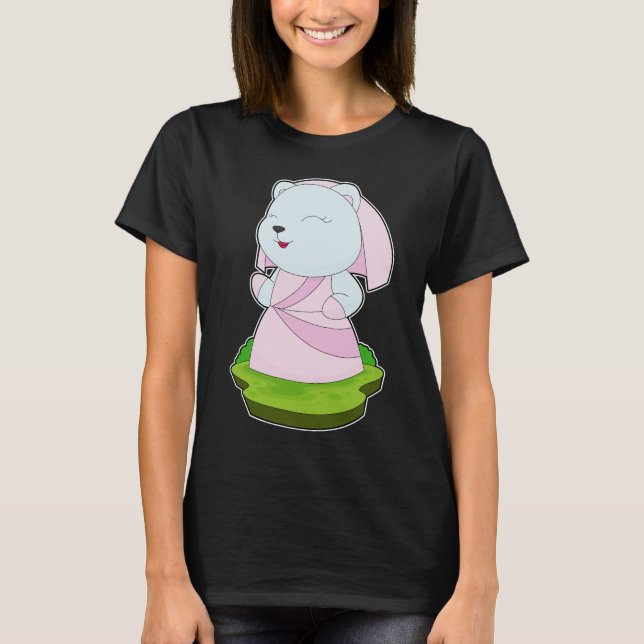 T-shirt Robe de mariée d'ours polaire Mariage (Devant)