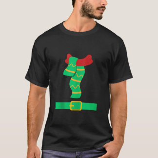 T-shirt Robe de Noël Écharpe d'hiver Necktie Vilaine Noël