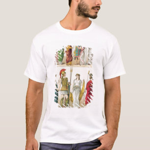 T-shirt Robe grecque, de 'der Voelker de Trachten, 1864