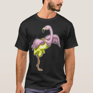 T-shirt Robe Pois Flamant rose