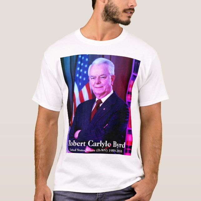 T-shirt Robert C. Byrd, sénateur Democratic de la Virginie (Devant)