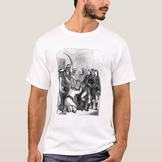 T-shirt Robert Clive recevant le "Diwani" du Bengale (Devant)
