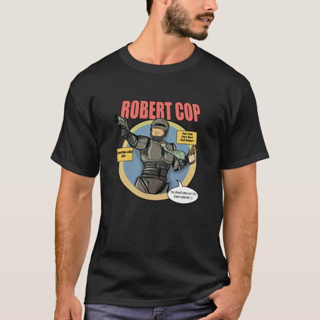 T-shirt Robert Cop Classic (Devant)