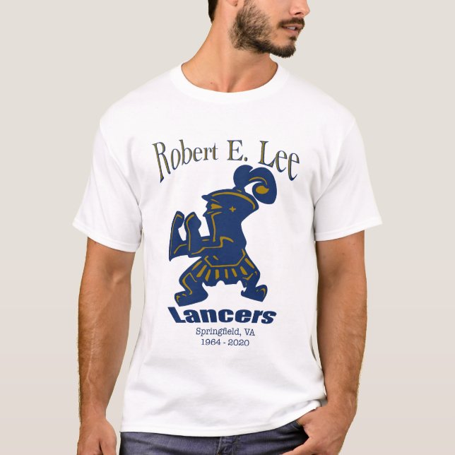 T-shirt Robert E. Lee High School Lancers (Devant)