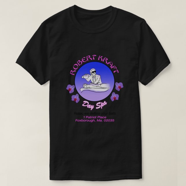 T-shirt Robert Kraft Jour Spa essentiel (Design devant)