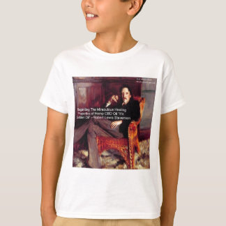 T-shirt Robert Louis Stevenson & Citation CBD est de l'Hui