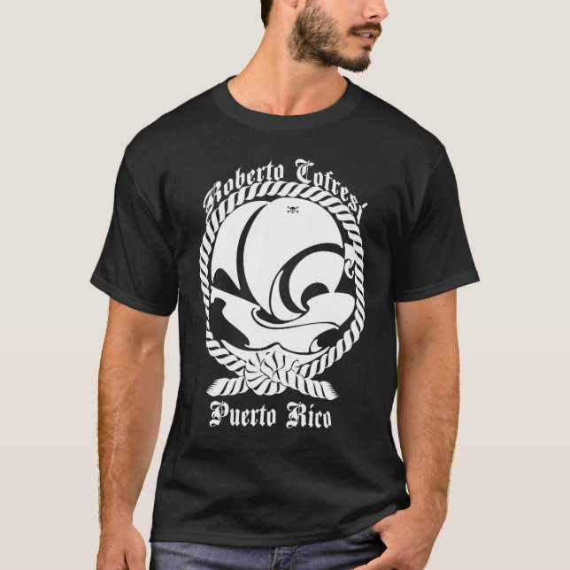 T-shirt Roberto Cofresí Pirata Puertorriqueño (Devant)