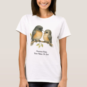 T-shirt Robin américain très enjoué