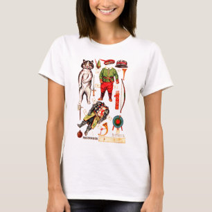 T-shirt Robin des Bois, Poupée en papier, Louis Wain