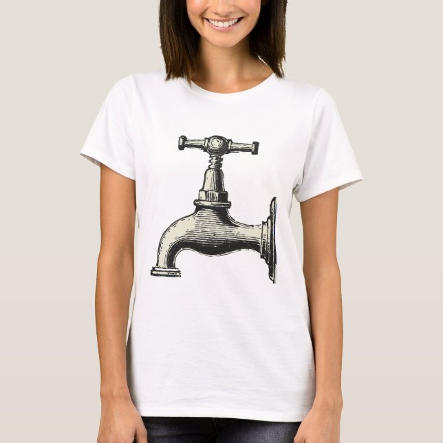 T-shirt Robinet vintage (Devant)