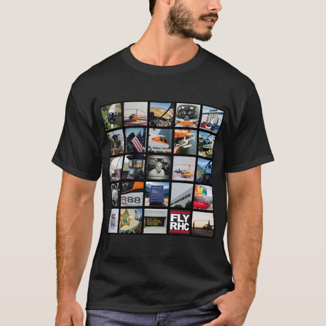 T-shirt Robinson Helicopters Collage (Devant)