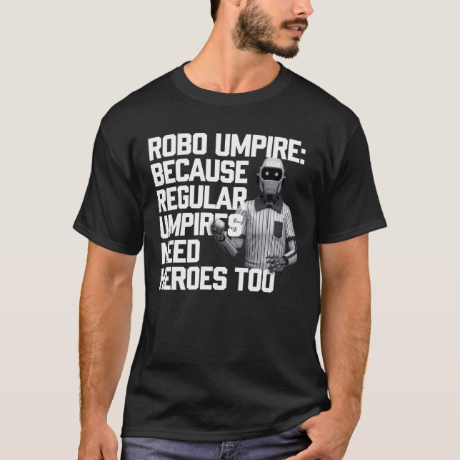 T-shirt Robo Juge-arbitre - Avenir du baseball (Devant)
