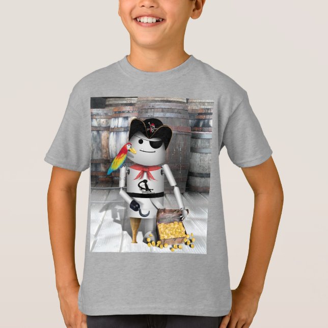T-shirt Robo-x9 Petit pirate (Devant)
