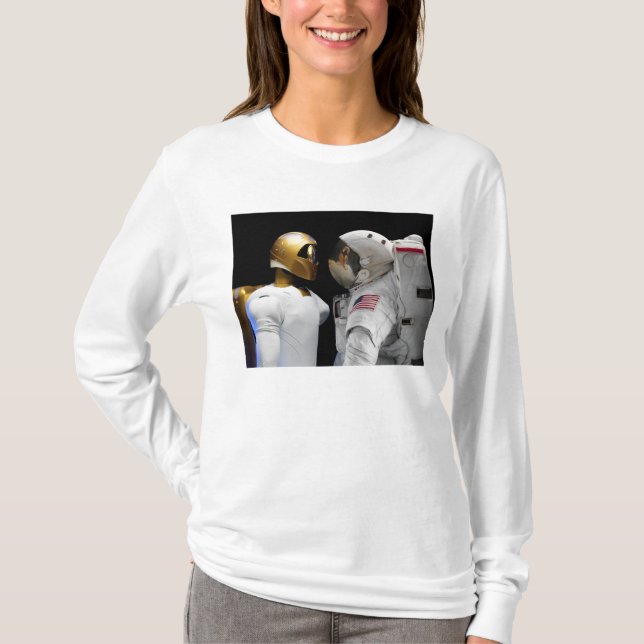 T-shirt Robonaut 2, un astronaute habile dextérité et huma (Devant)