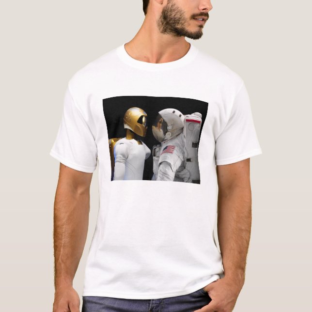 T-shirt Robonaut 2, un astronaute habile dextérité et huma (Devant)