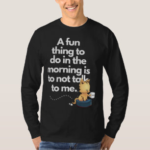 T-shirt Robot aspirateur chat mignon sarcasme hommes femme