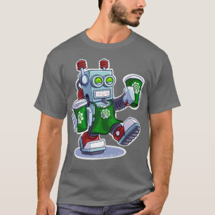 T-shirt Robot BaristaBot 9000