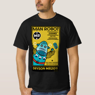 T-shirt Robot Cadeaux Pour Hommes Et Femmes Anniversaires