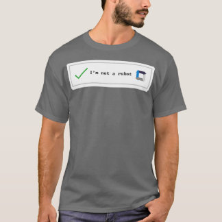 T-shirt robot captcha