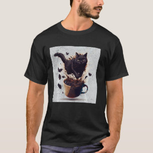 T-shirt Robot Chat Frites