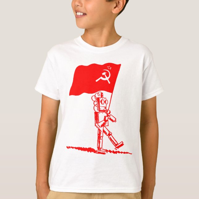 T-shirt Robot communiste (Devant)