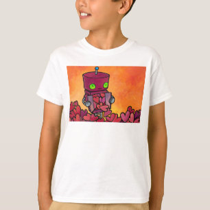 T-shirt Robot complètement des coeurs