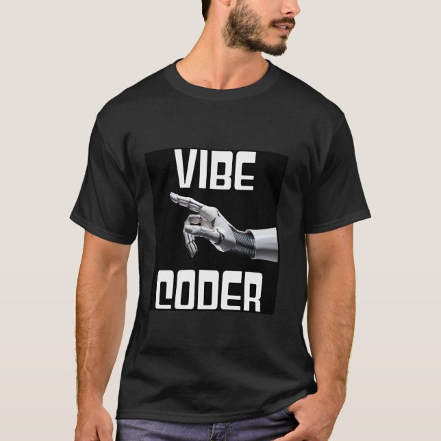 T-shirt Robot de codage à vide (Devant)