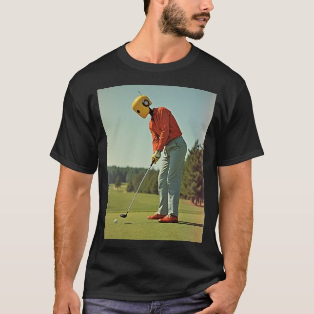 T-shirt Robot Golfer (Devant)