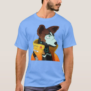 T-shirt Robot japonais chien