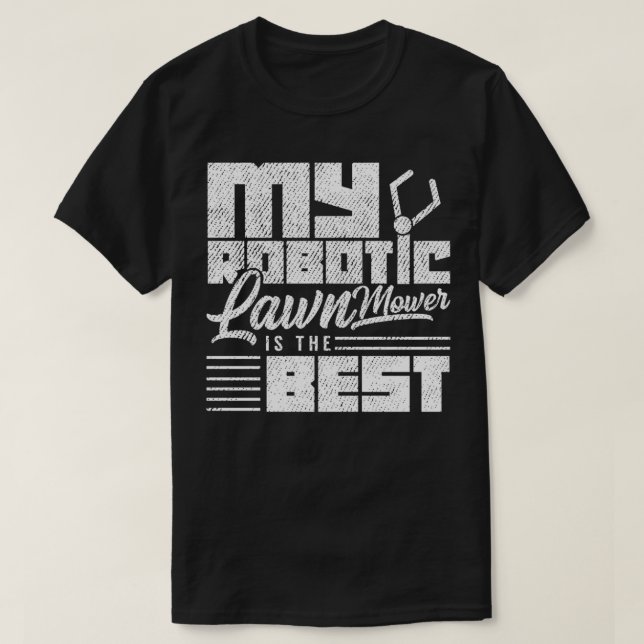 T-shirt Robot Lawnmower robotique (Design devant)