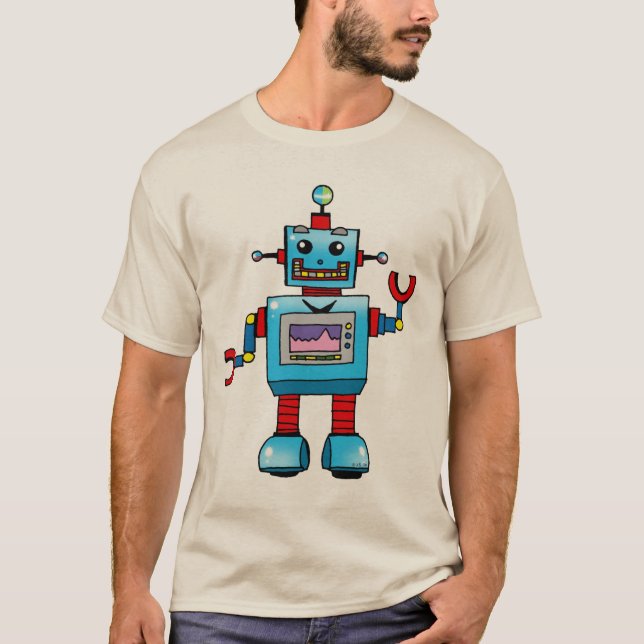 T-shirt Robot mignon (Devant)