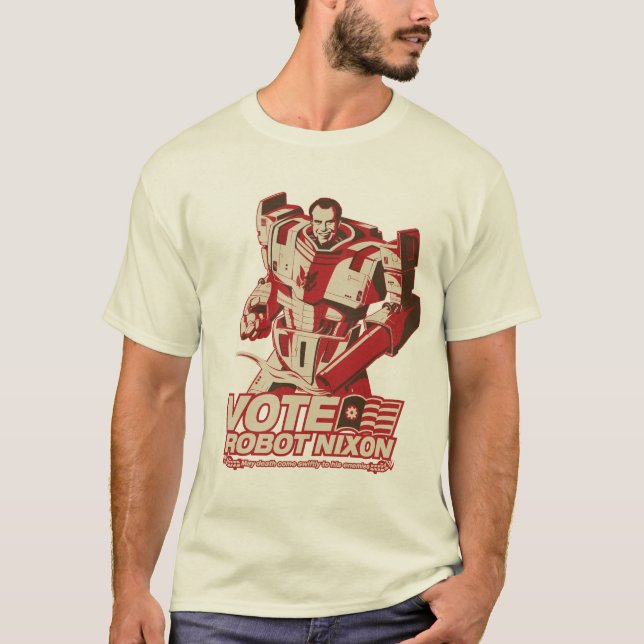 T-shirt Robot Nixon - tout robot Nixon de grêle (Devant)