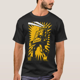 T-shirt Robot noir