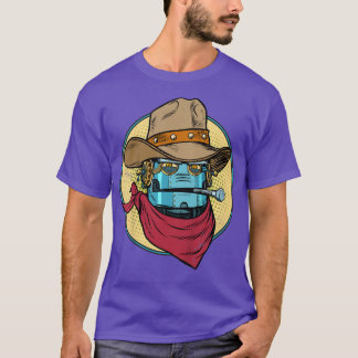 T-shirt Robot pour enfants, chemise Cowboy mignonne pour g