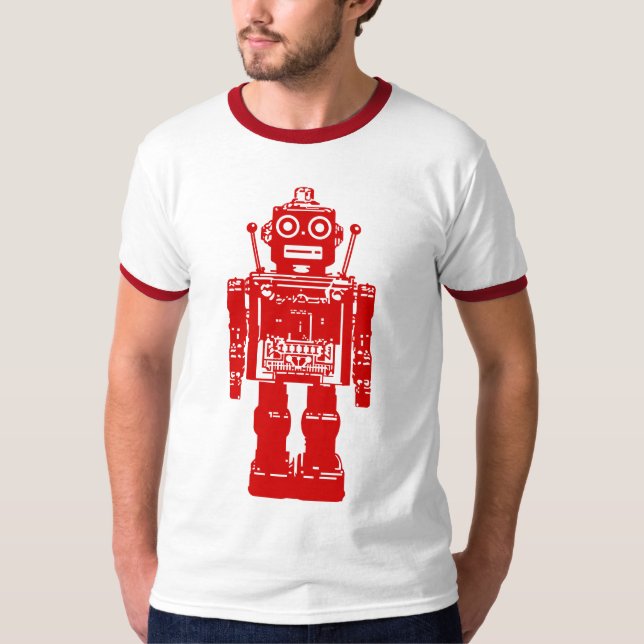 T-shirt Robot rétro (Devant)