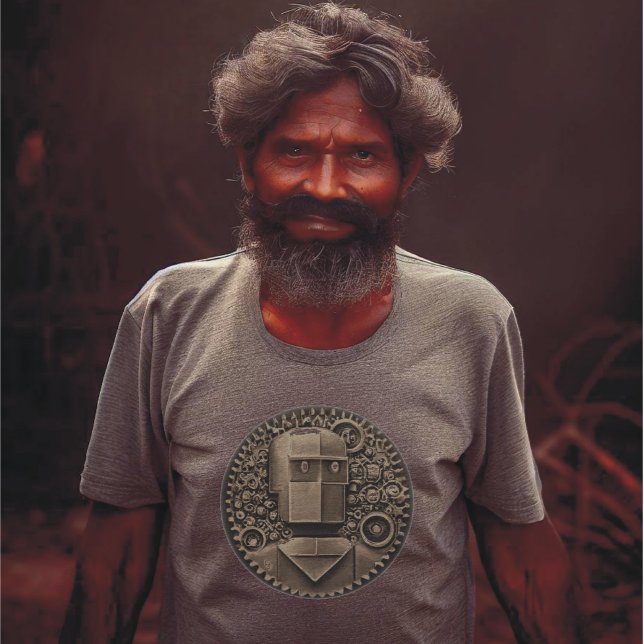 T-shirt Robot Rétro (Créateur téléchargé)