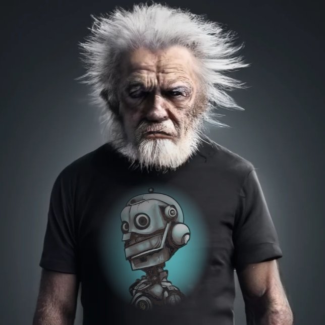 T-shirt Robot Rétro (Créateur téléchargé)