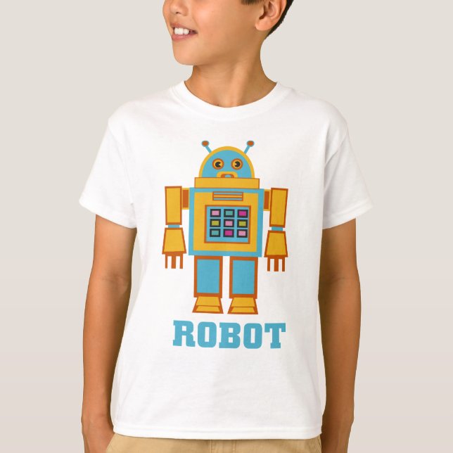T-shirt Robot rétro (Devant)