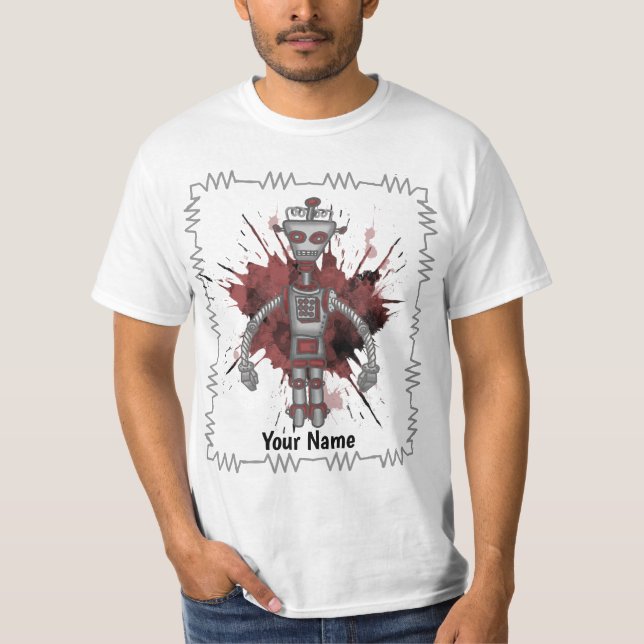 T-shirt Robot Scifi deux (Devant)