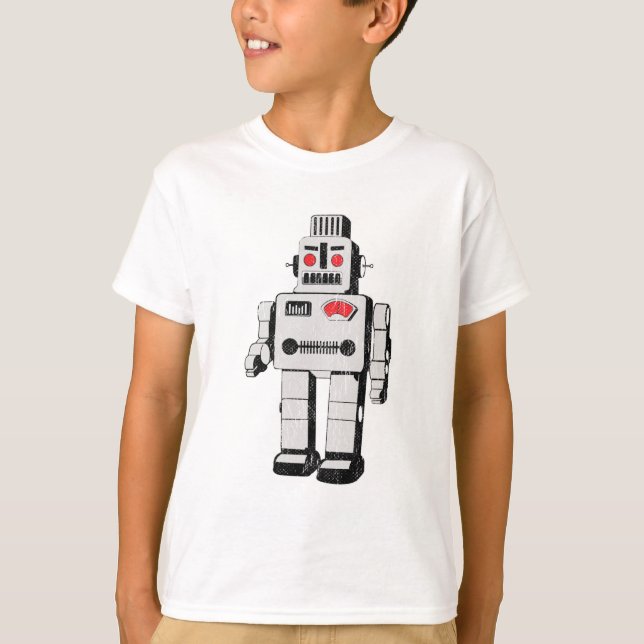 T-shirt robot vintage (Devant)